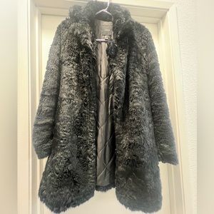 Faux fur jacket